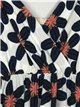 Maxi floral dress marino