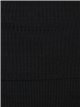 Ribbed knit dress negro