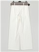 Belted straight leg trousers blanco