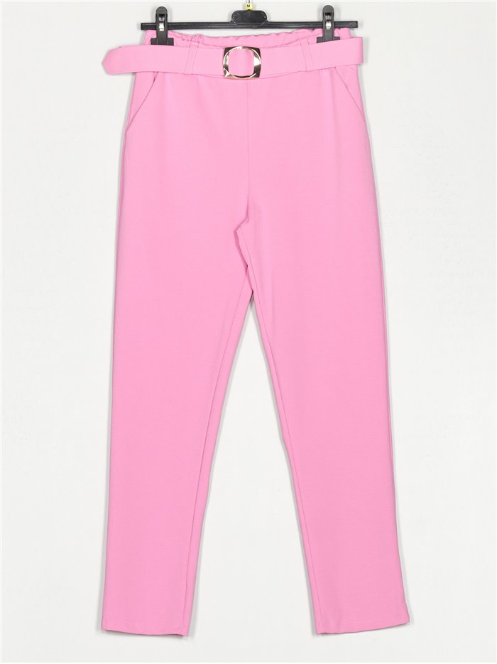 Belted trousers rosa