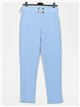 Belted trousers azul