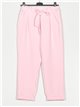 Trousers with bows rosa