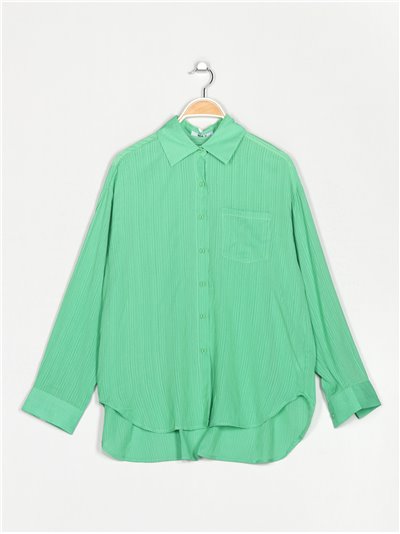 Oversized shirt verde