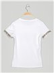 Honey t-shirt with sequins blanco