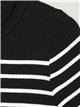 Striped sweater negro-blanco