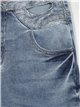 Flare jeans with rhinestone azul (XS-S-M-L)