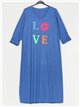 Love maxi knit dress azulon