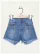 High waist studded denim shorts azul (XS-XXL)