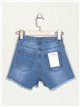 High waist studded denim shorts azul (XS-XXL)
