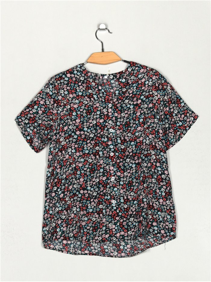 Camisa florecitas (40-50)