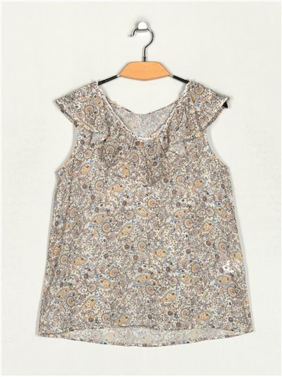 Cachemir printed blouse (M-XL)