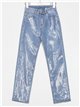 Jeans mom fit lentejuelas azul (XS-XL)