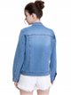 Denim jacket with rhinestone azul (40-52)