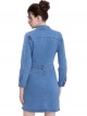 Denim shirt dress azul (S-XXL)