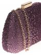 Clutch with rhinestone violeta
