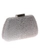 Clutch fiesta pedrería plata