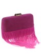 Clutch fiesta antelina flecos buganvilla