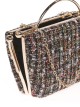 Clutch fiesta tweed negro