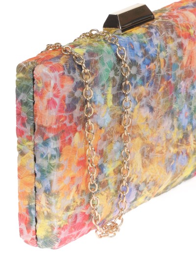 Clutch fiesta bordado naranja 2