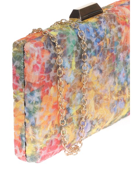 Clutch fiesta bordado naranja