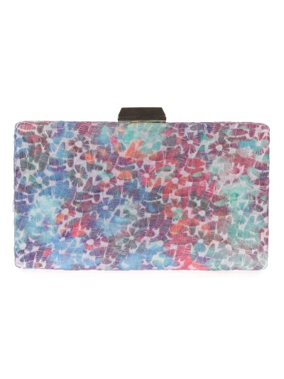 Clutch fiesta bordado fucsia