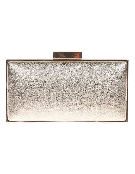 Clutch fiesta metalizado oro-claro