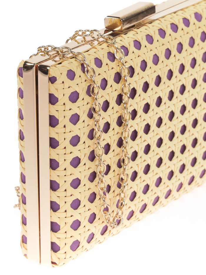 Violette Rafia-Party-Clutch