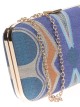 Clutch fiesta bordado azul