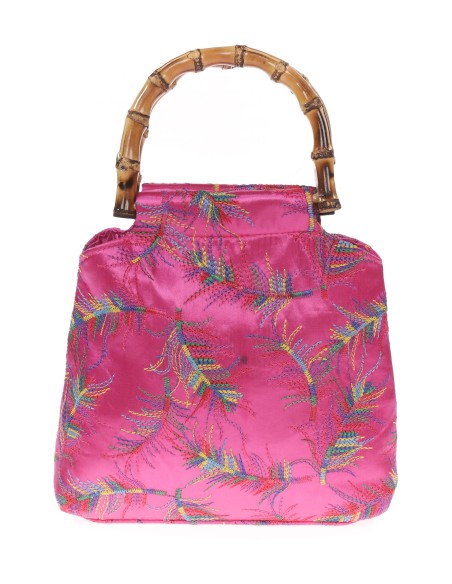 Clutch fiesta bordado buganvilla