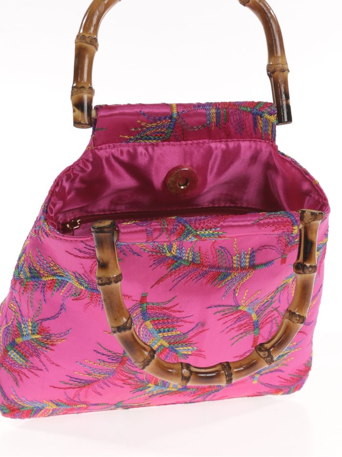 Clutch fiesta bordado buganvilla