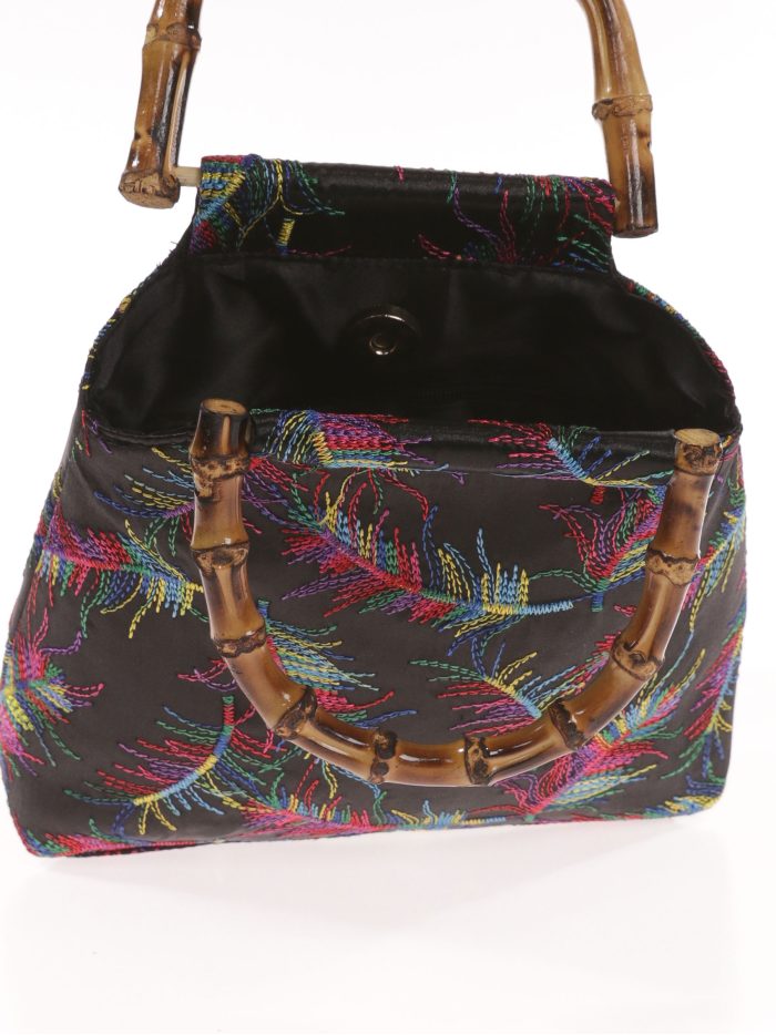 Clutch fiesta bordado negro