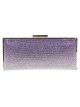 Clutch fiesta pedrería violeta