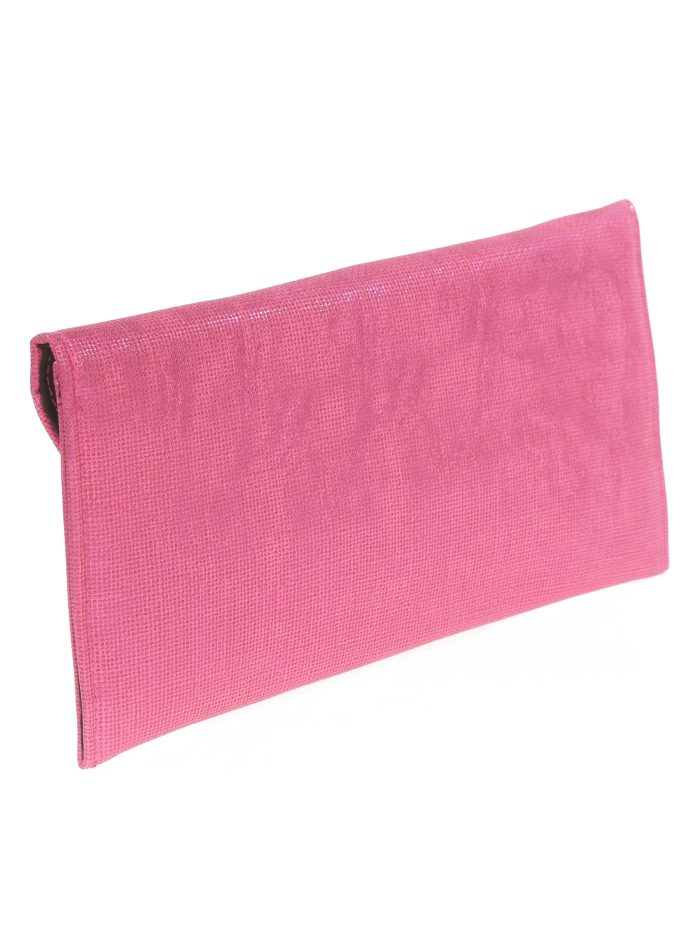 Pochette festa ecopelle fucsia