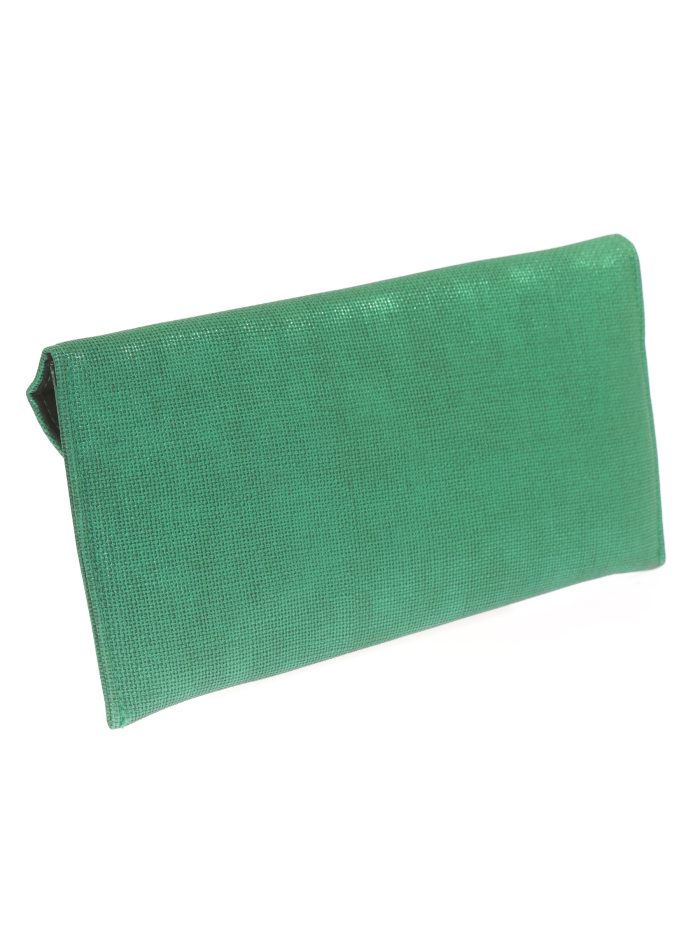 Grüne Kunstleder-Partyhandtasche