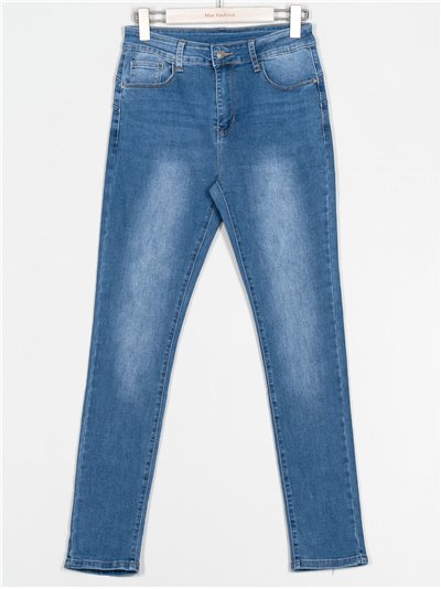 High waist mom fit jeans azul (36-46)