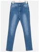 Jeans mom fit tiro alto azul (36-46)