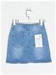 Denim mini skirt azul (XS-XL)