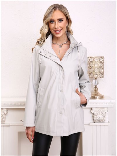 Water repellent parka stone-rice (M-XXL)