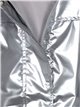 Parka metalizada water repellent silvery (M-XXL)