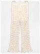 Crochet flare trousers (S/M-L/XL)