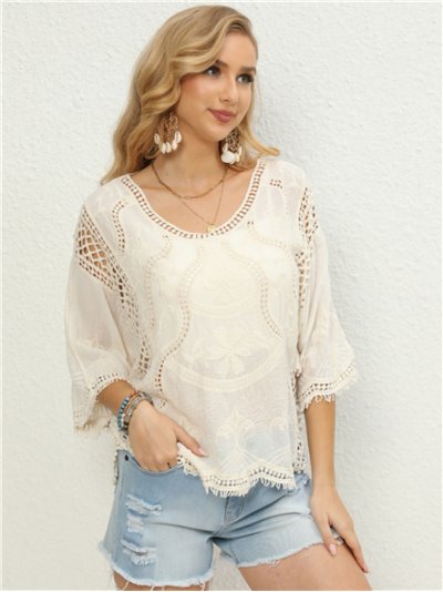Embroidered blouse (L/XL-XXL/XXXL)