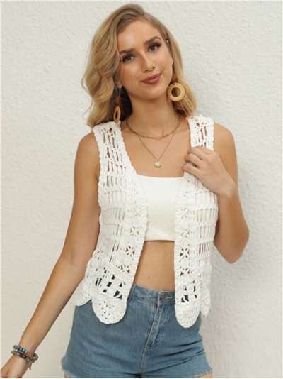 Crochet waistcoat (S/M-L/XL)