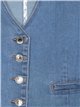 Denim waistcoat azul (S-XXL)