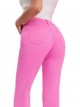 Belted flare jeans fucsia (XS-XXL)