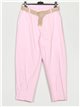 Belted slouchy trousers rosa