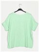 Plus size dream catcher blouse verde-menta