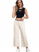 Belted straight jeans beis (XS-XL)