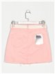Belted bermuda skirt rosa (S-XXL)