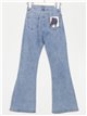 Jeans flare tiro alto azul (S-XXL)