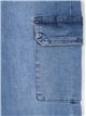 High waist cargo jeans azul (S-XXL)
